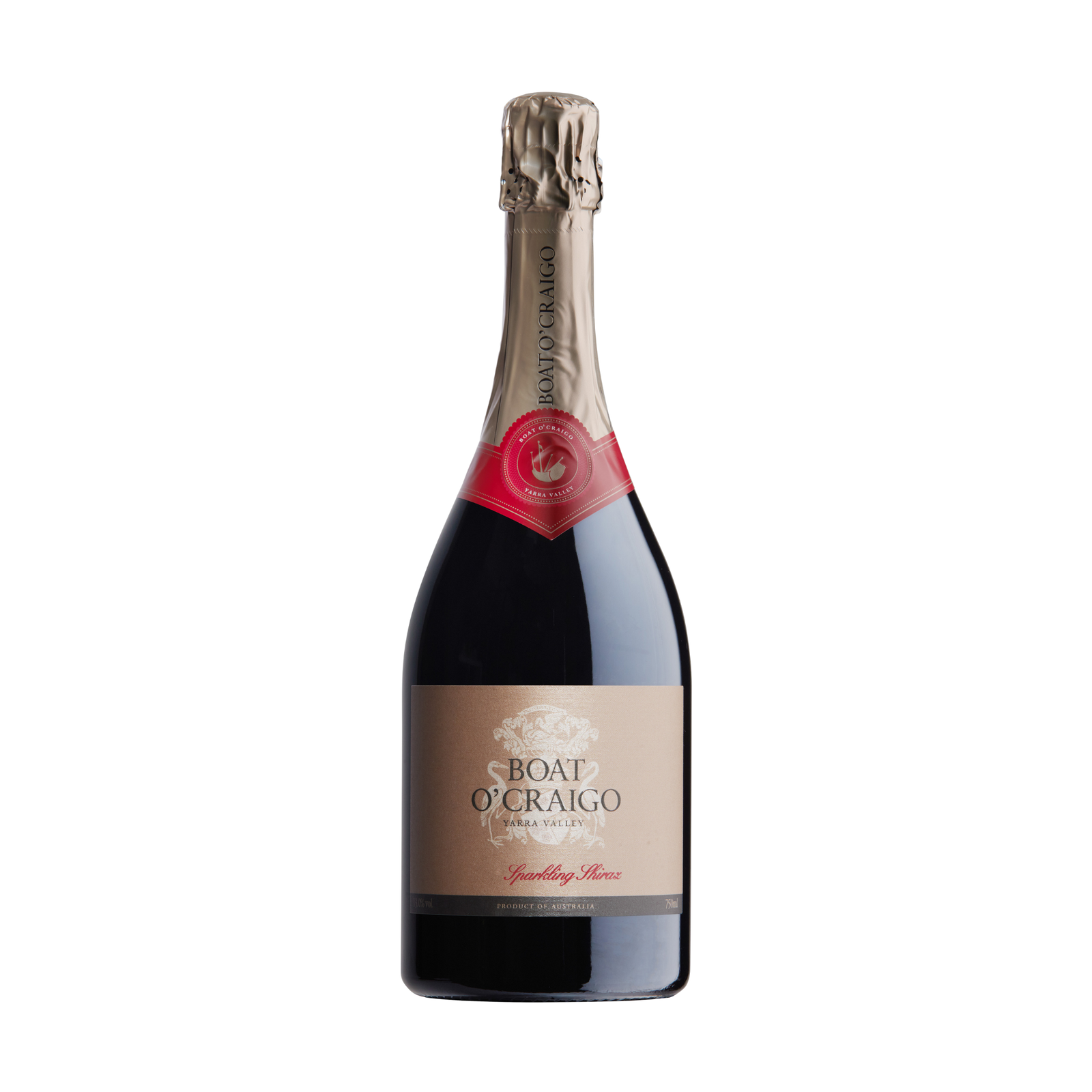 2022 Boat O'Craigo Sparkling Shiraz bottle